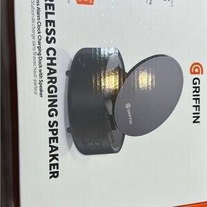 Griffin Black Wireless Charging Speaker